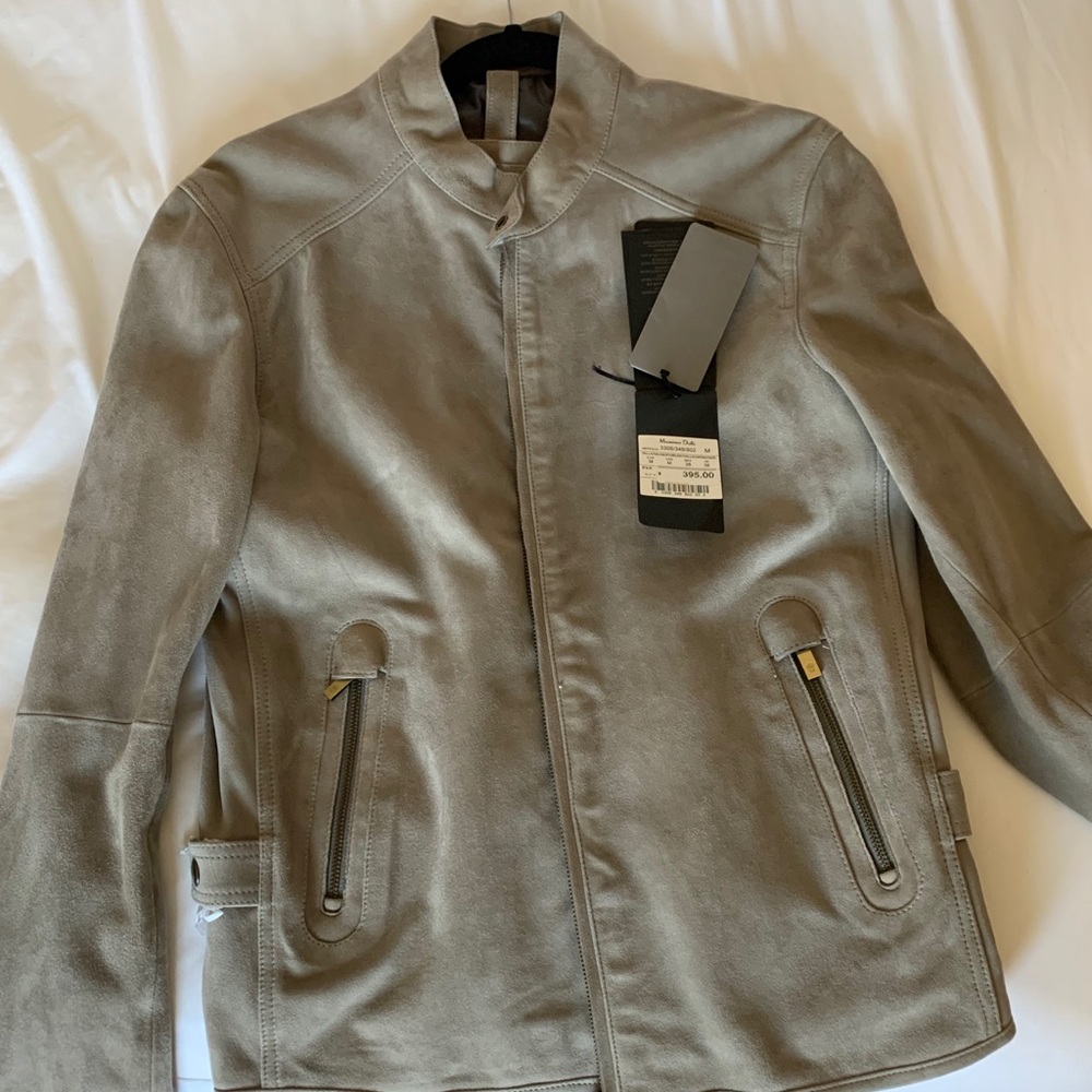 Massimo Dutti Suede Jacket Size Medium
